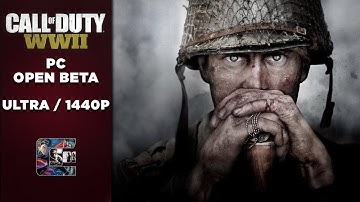 Call of Duty: WWII - PC Open Beta Gameplay - 1st time ever PC COD Match | CenterStrain01