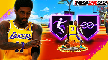 KYRIE IRVING ISO BUILD ON NBA 2K22 | BEST PLAYMAKING SHOT CREATOR BUILD | UNLIMITED ANKLE BREAKERS