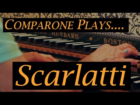 Comparone plays Scarlatti Sonata in F sharp minor K 25