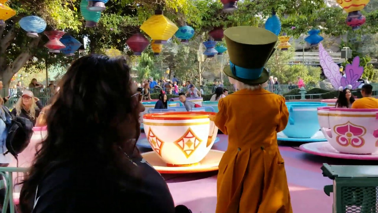 The Mad Hatter at his Mad Tea Party - YouTube