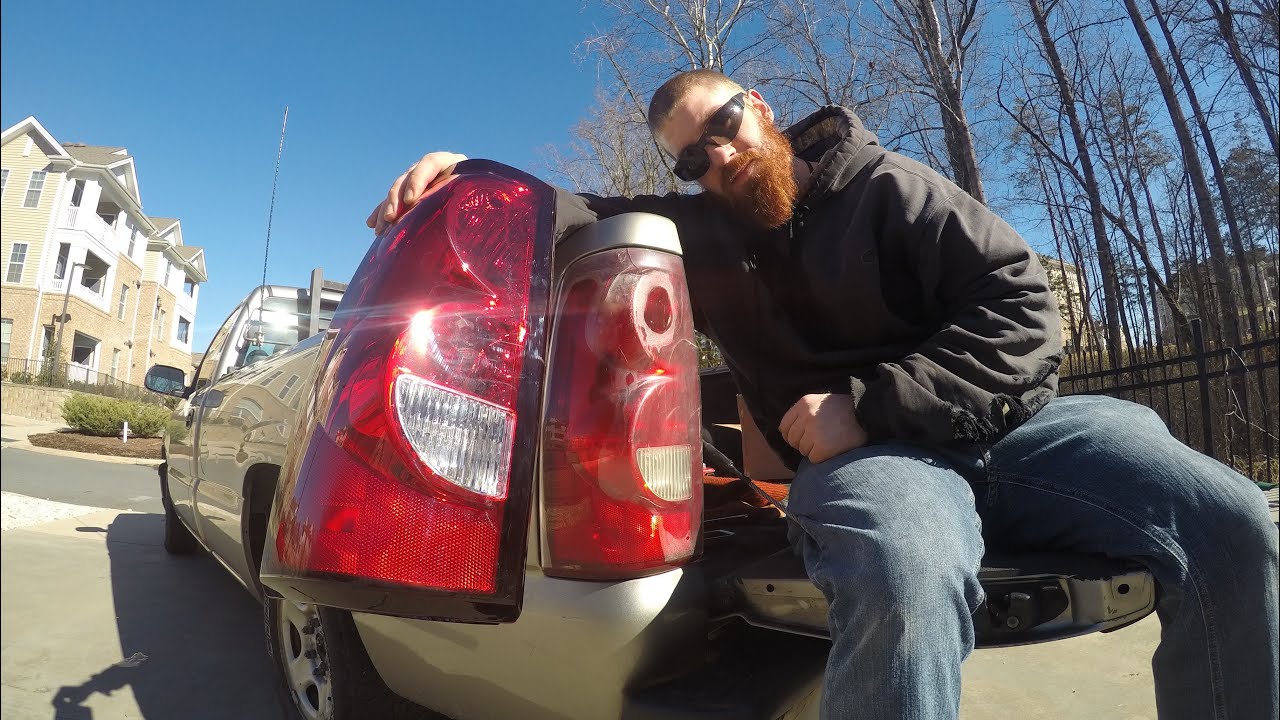 03-06 Chevrolet Silverado taillight replacement - YouTube