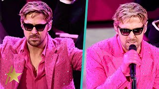 Ryan Gosling Sings 'Barbie's' 'I'm Just Ken' w\/ Margot Robbie \& More at 2024 Oscars