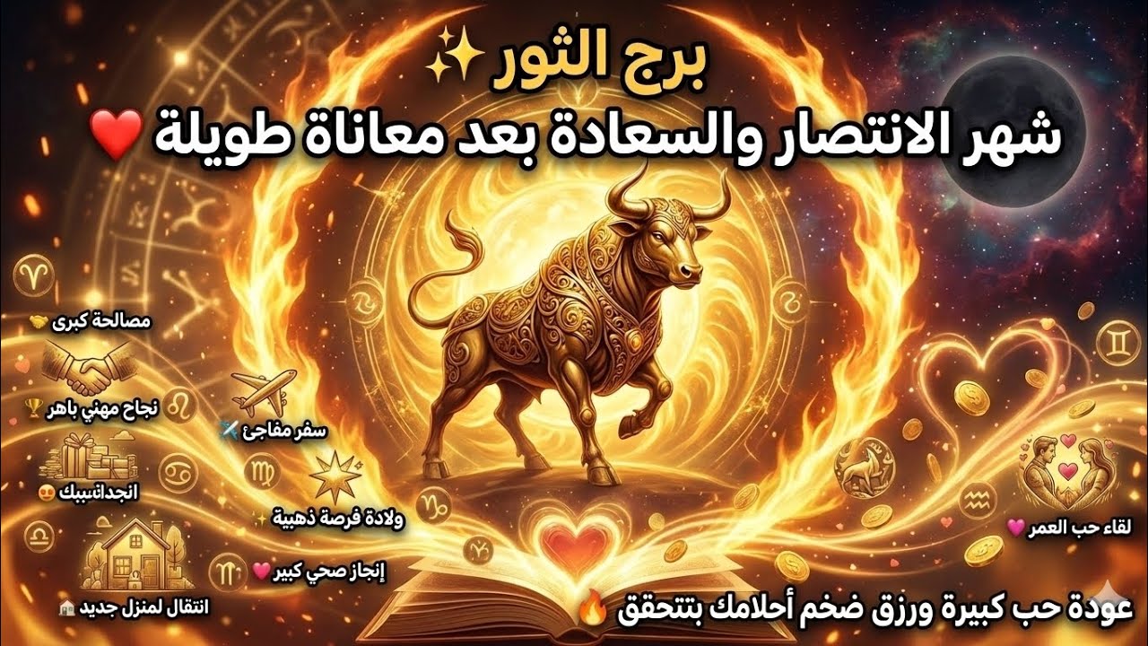 برج الثور: أرزاق وحب وثراء لم يكن بالحسبان! 💰 توقعات 8 إلى 27 مارس ☕ الإكس يتجنّن على خسارتك! 👑 🔥