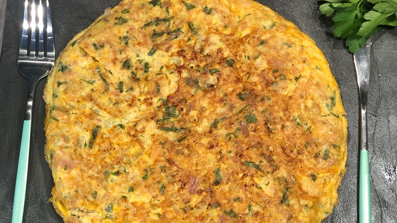 عجّة البيض بالتونه😋