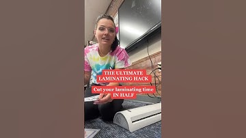 The ultimate laminating hack for teachers | Cut your laminating time IN HALF
