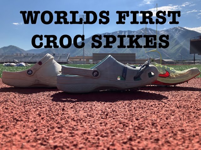 WE MADE THE WORLDS FIRST CROCS SPIKES!!! 