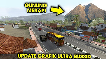 Grafik ETS2 V2 dimasukin ke BUSSID V 3.7.1 !! Hujannya mirip asli dan Ultra 8k Grafik