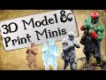 How To Make 3D Models and Printed Miniatures feat. M3DM