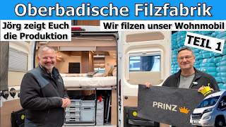 Spannende Produktion u. Wohnmobil filzen.