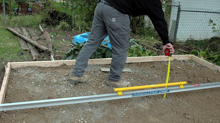 Learn how to pour a concrete slab - DIY with MARSHALLTOWN