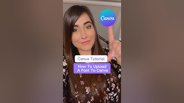 Hoe upload je je eigen lettertype naar Canva! #canvatutorial