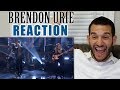 SINGING TEACHER reaction to BRENDON URIE singing SAY AMEN (Saturday Night) LIVE