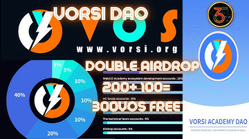VORSI DAO LATEST AIRDROP- DOUBLE AIRDROP- 300VOS FREE | VORSI DAO এয়ারড্রপ | NEVER ESCAPE 365