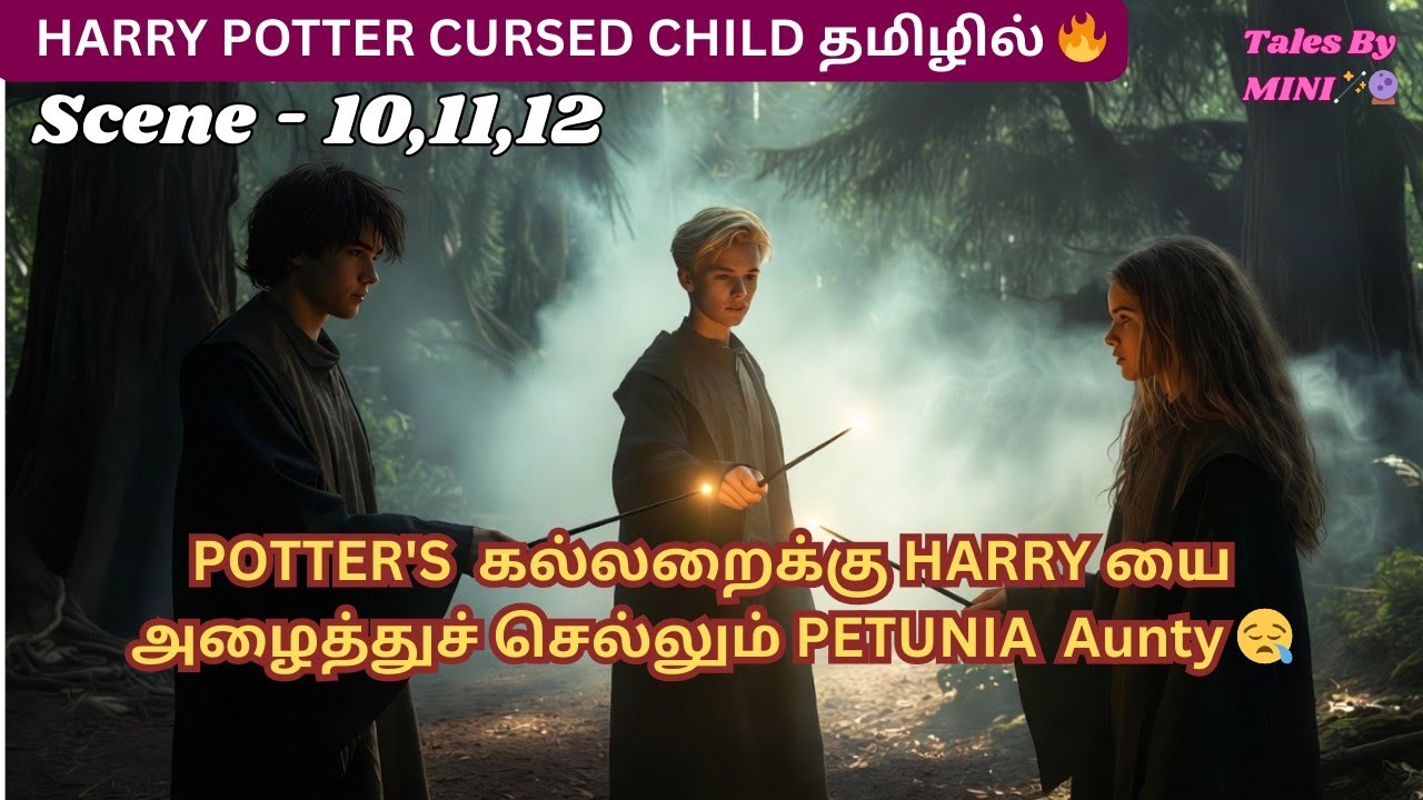 CURSED CHILD STORY in TAMIL🔥😍Act-3,Scene-10, 11,12❤HARRY POTTER Tamil✨
