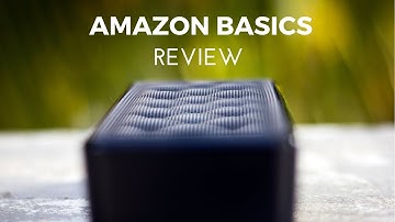 Amazon Basics Bluetooth Speaker Review - Not So Basic After-all?!?