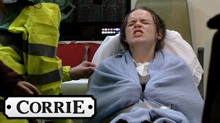 Coronation Street - Faye Gets Taken Away In An Ambulance