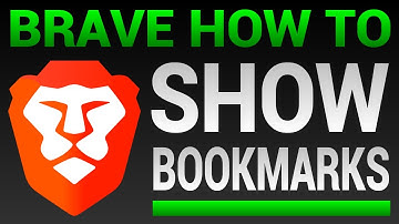 How To Show Bookmarks Bar In Brave Browser