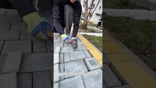 Paver Block Leveling Tool Makes Walkways Faster #Pavers #Construction #Tools