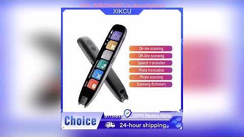 A must-have product! XIKCU S65 Pro Smart Voice Translator 142 Languages WIFI Scan Translation Pen