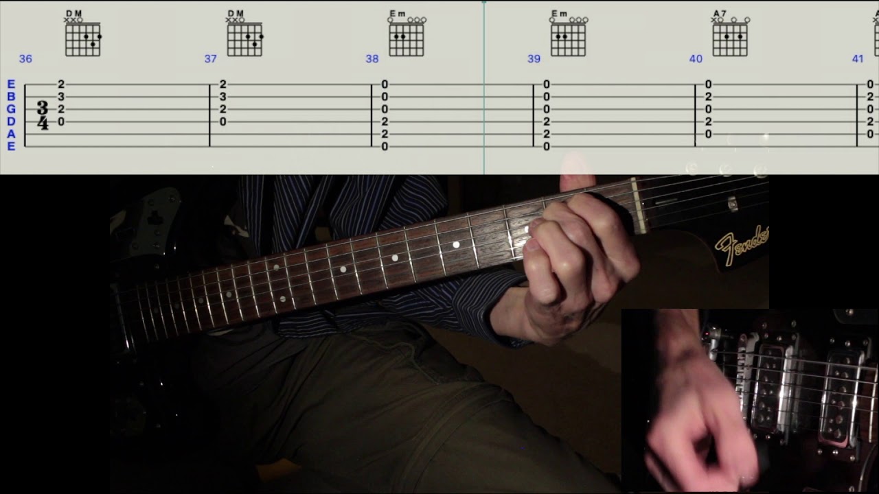 Marty Robbins El Paso Guitar Lesson With Tabs YouTube