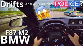 Do I have to outrun the POLICE? Kill my winter tires | POV Street Drifting, Driving my BMW F87 M2