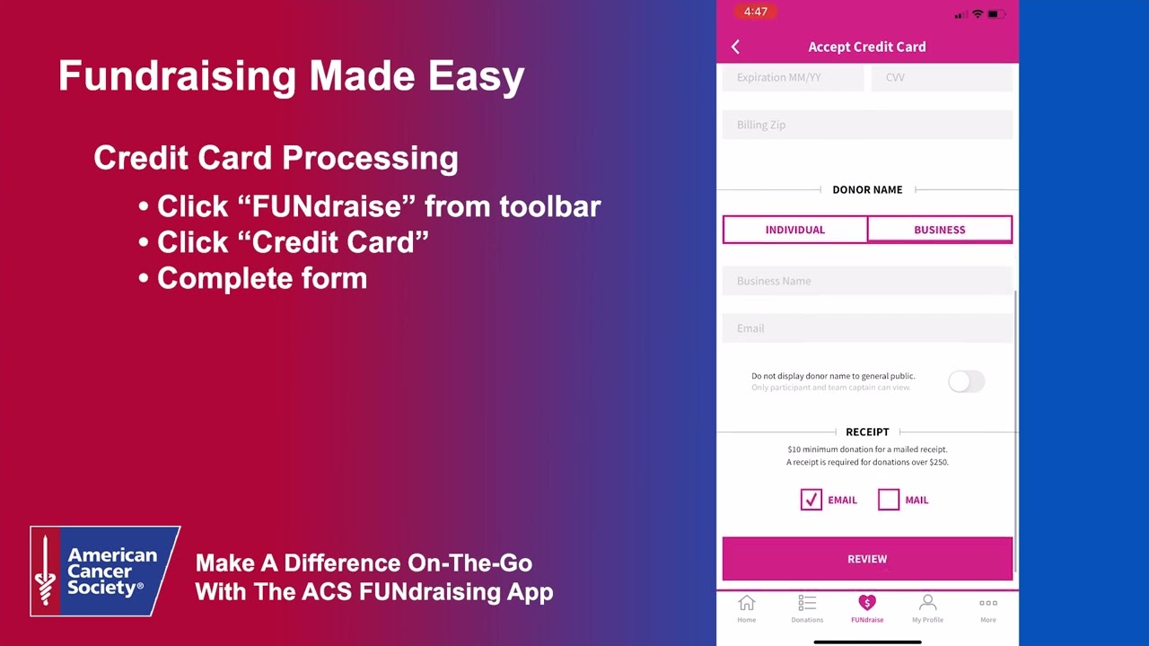FUNdraising App - Fundraising Made Easy