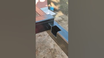 technique of connecting square tube metal pieces to the canopy frame