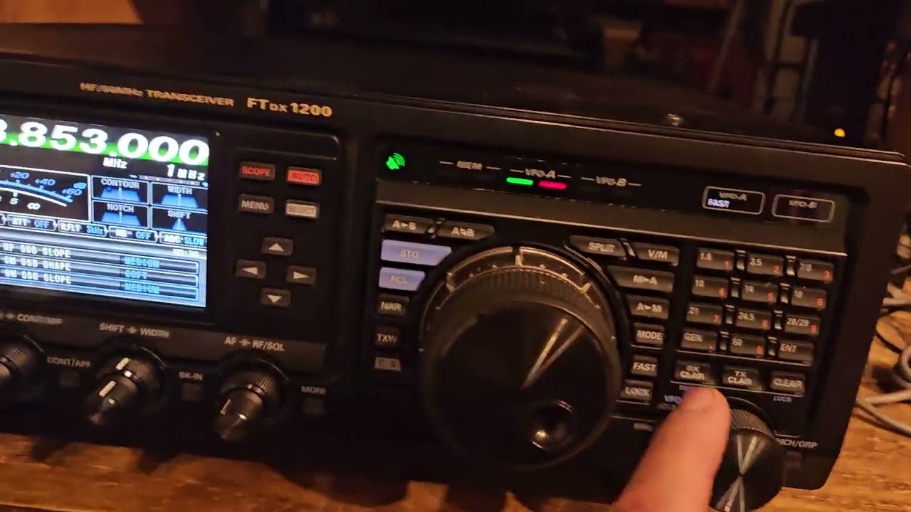 Installing the FFT-1 unit in the Yaesu FTdx1200 - YouTube