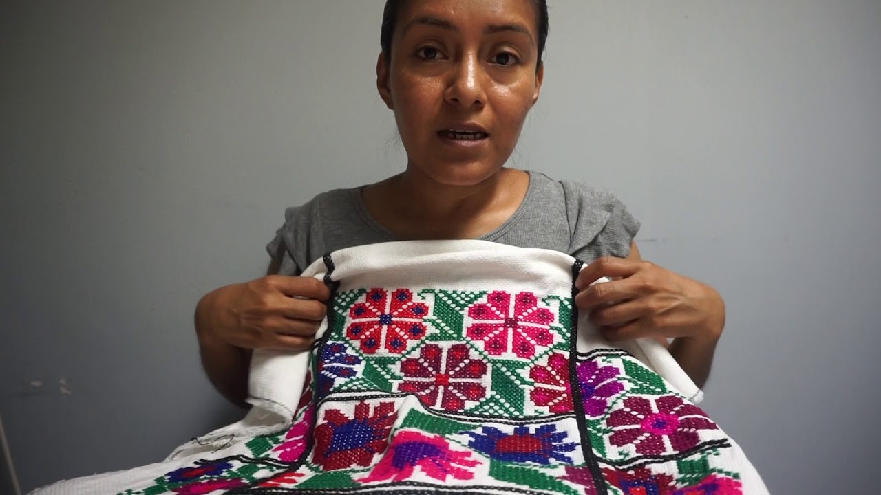 Esta es la primera parte de mi huipil