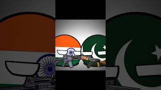 India vs Pakistan #countryballs #india #pakistan #war