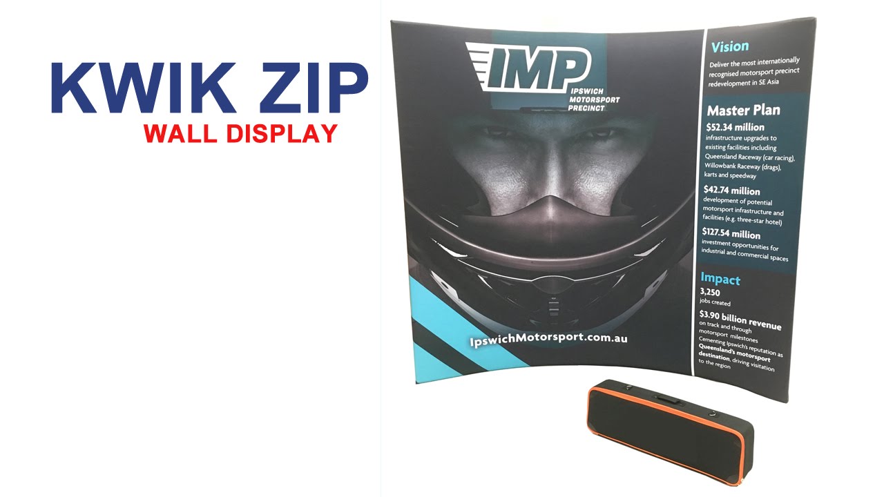 Kwik Zip Wall Display