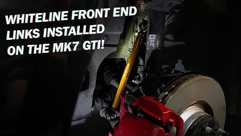 Mk7 GTI Whiteline Adjustable Front End Links