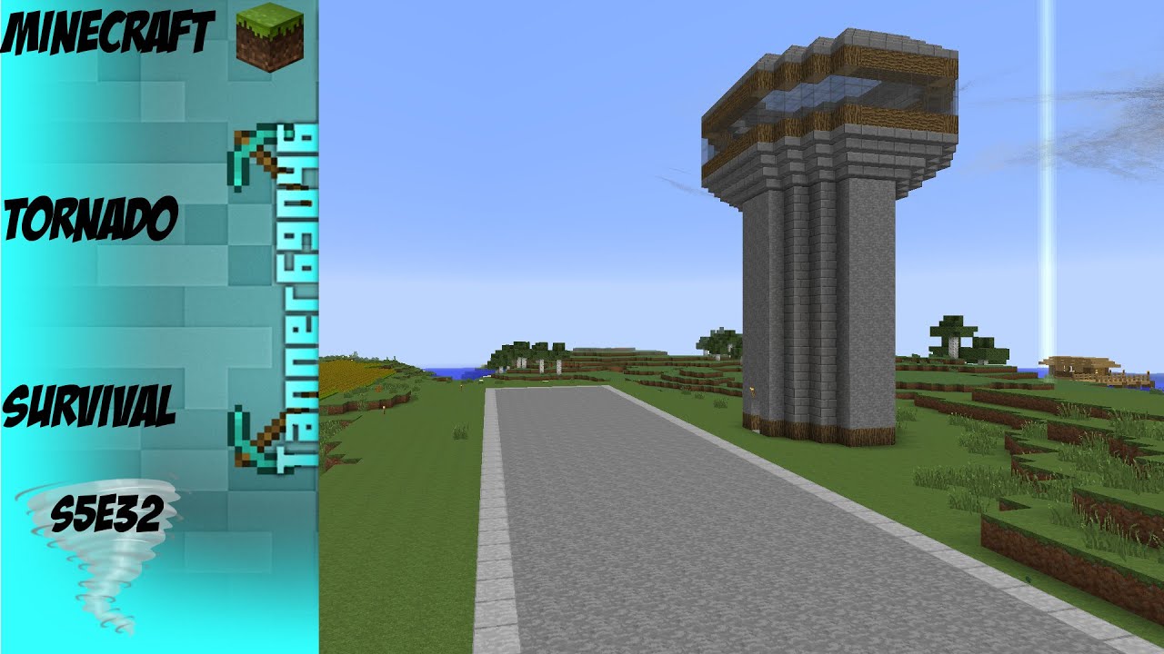 Minecraft Tornado Survival (Localized Weather Mod) S5E32 - YouTube
