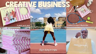 A Week in My Life Running a Creative Business | Book Unboxing, Tennis & Studio Days