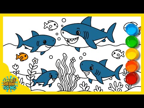 Let's Draw Sharks in the Water | Rise of the Shark King! 🦈 with Danny Go! Songs for Kids