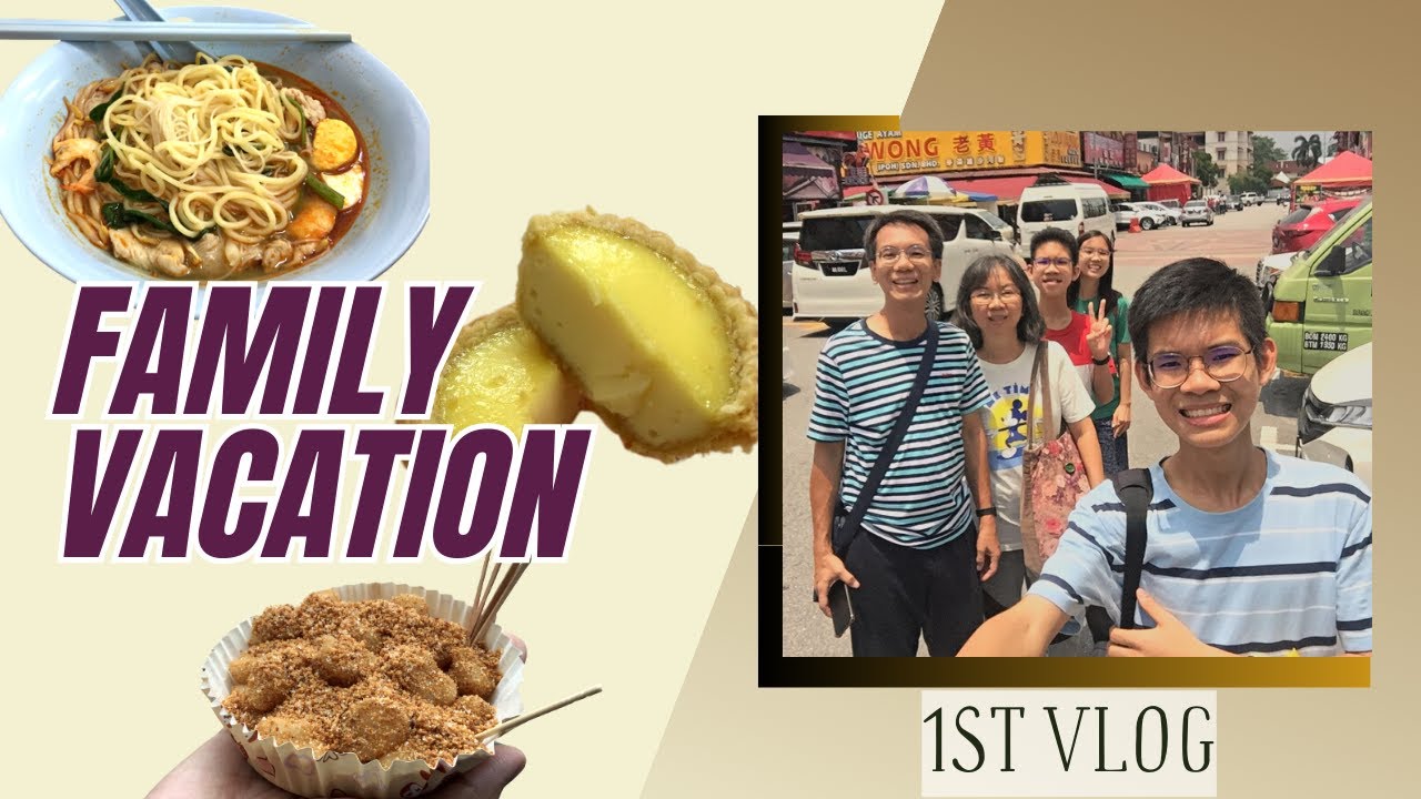 What A Family Of 5 Eats On Vacation | IPOH, Malaysia (1st vlog)