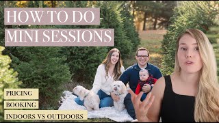 HOW TO DO MINI SESSIONS | Pricing, Booking, Studio vs Outdoors | Fine Art Family Photographer screenshot 1