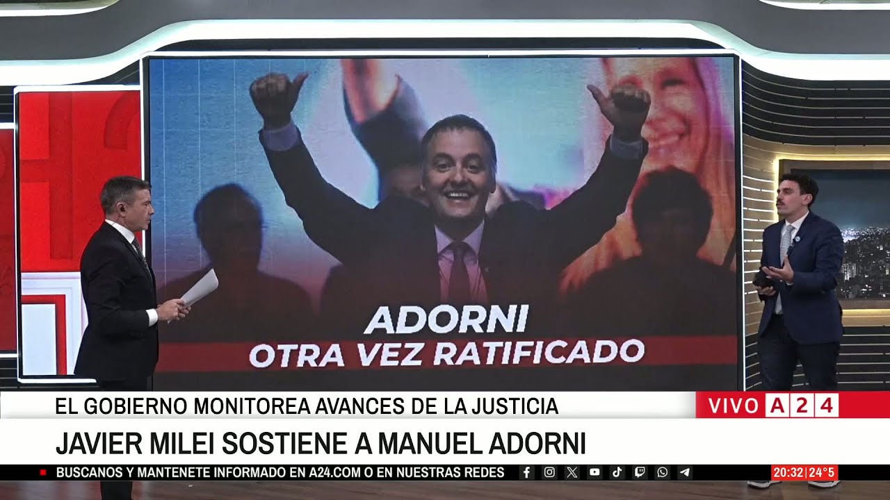 👉 JAVIER MILEI SOSTIENE A MANUEL ADORNI COMO JEFE DE GABINETE - YouTube