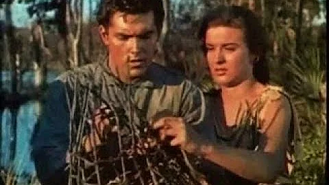 "LURE OF THE WILDERNESS" Jean Peters, Jeffrey Hunt...