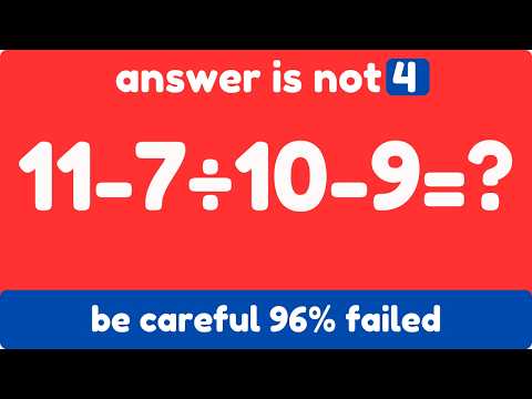 Only one chance, 97.5% failed to break this easy math's trap, be ready   and win this challenge.