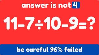 Only one chance, 97.5% failed to break this easy math's trap, be ready   and win this challenge.
