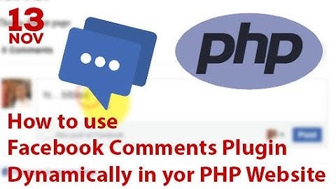 How to use Facebook Comments plugin dynamically in your PHP websites