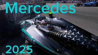 F1 2025 Mercedes All Spins & Crashes