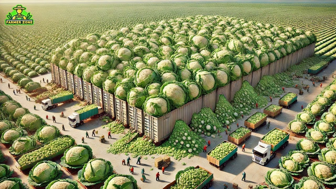 Mega Cabbage Factory: Processing Millions of Cabbages with Modern ...