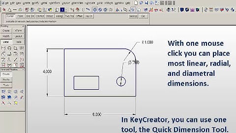 Archive: KeyCreator Tools For The Cadkey User Creating Shop Drawings