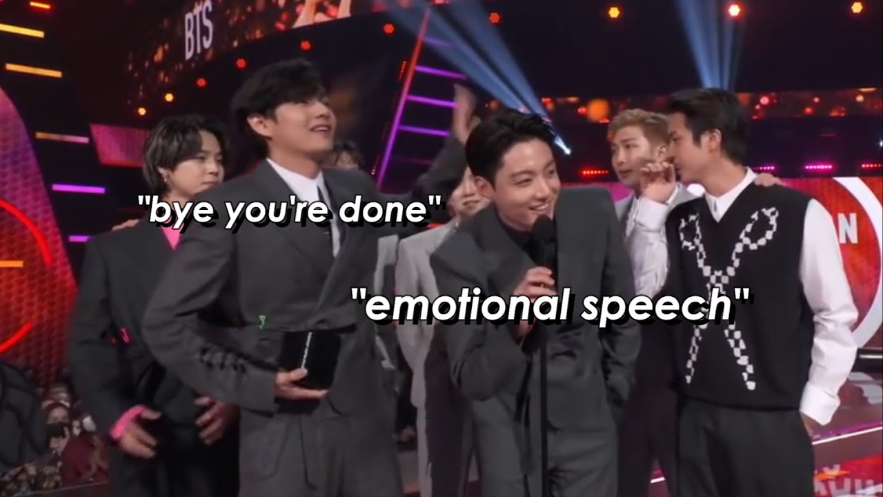 bts in AMAs 2021 in a nutshell (casually bagged 3 awards)