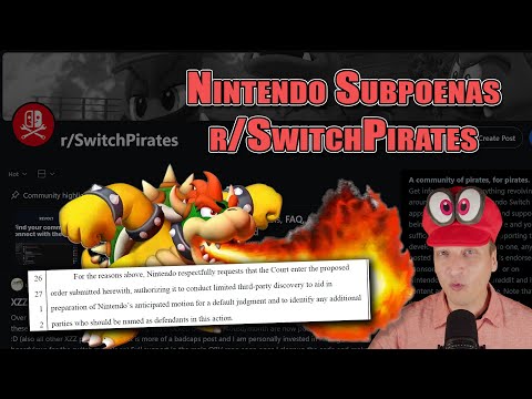 Nintendo Subpoenas Reddit r/SwitchPirates (Nintendo v. Williams)
