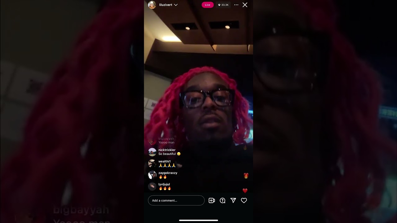 LIL UZI VERT IN STUDIO RECORDING ON INSTAGRAM LIVE!! DP BEATS X AKACHI 8/15/25