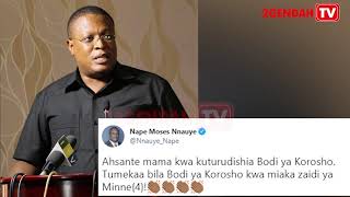 MBUNGE NAPE NNAUYE AFUNGUKA UTEUZI WA MWENYEKITI WA BODI YA KOROSHO