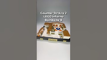 Microscale CS2 Inferno - Bombsite B diorama! #lego #csgo #csjoyer #cs2 #customlego